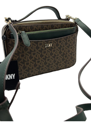 Crossbody Bolsa Dkny Original Monogram Para Mujer 