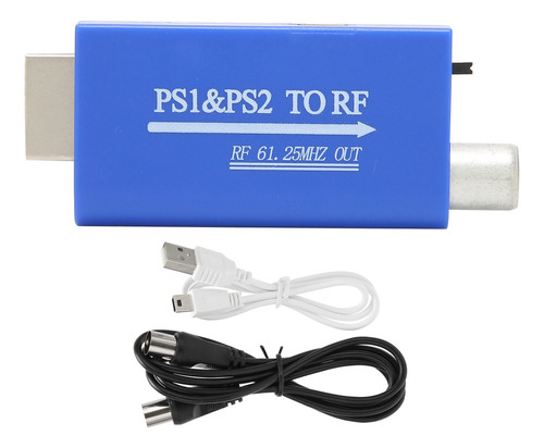 Para Adaptador Ps1/2 A Rf, Conversor De Señal Rf De Tv Para