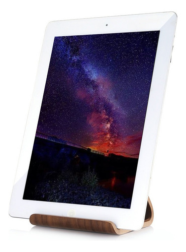 Suporte De Madeira Samdi Birch Para Tablet