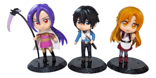 Figura Sword Art Online - Set De Figuras Sao - Kirito, Asuna