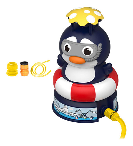 Rociador De Agua Al Aire Libre Lanzador De Cohetes Pingüino