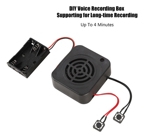 Módulo De Grabación De Mensajes De Voz Diy De 4 Minutos, 3 W