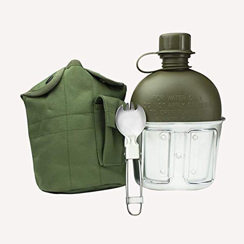 Begrit Outdoor Kettle Canteen Aluminium Cup Kit Y Cubierta C