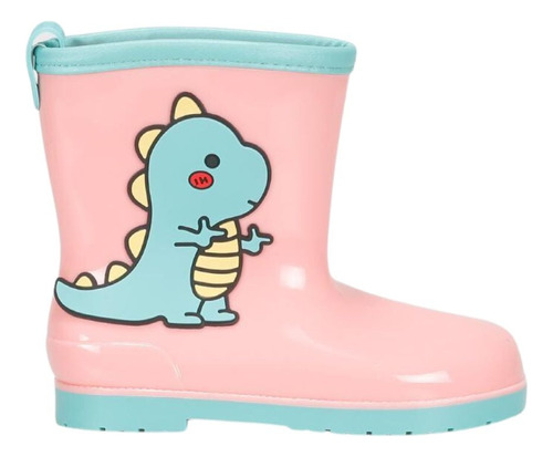 Bota Botas De Lluvia Impermeables Dinosaurios Niños Niñas