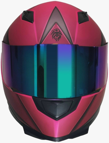 Imagen 3 de 7 de Casco Para Moto Cerrado Kov Novak Blade Rosa/ Gris