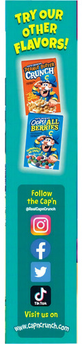 Cereal Cap'n Crunchs Sea Berry 442g Edición Limitada Usa