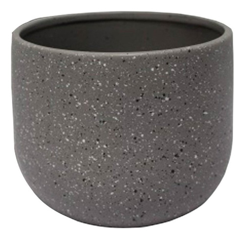 Vaso Cerâmico Singapura 16 Japi Cinza Hiwt