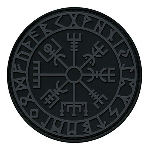 Parche Táctico Pvc Vegvisir Vikingo.