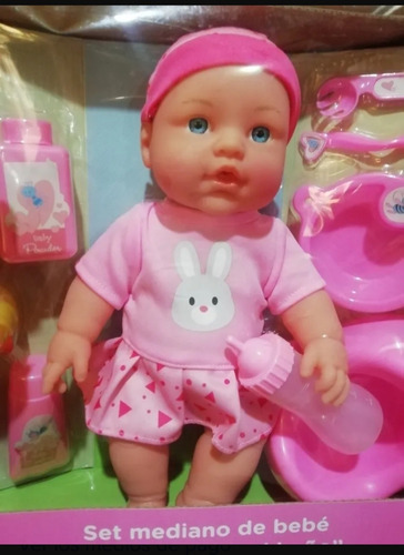 Muñeca Baby Boutique Set Mediano De Bebé Ir Al Baño