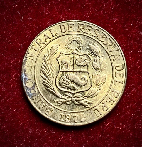 Moneda 5 Centavos Peru 1972 Km 244