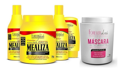 Kit Maizena Capilar Mealiza  E Alto Impacto - Forever Liss