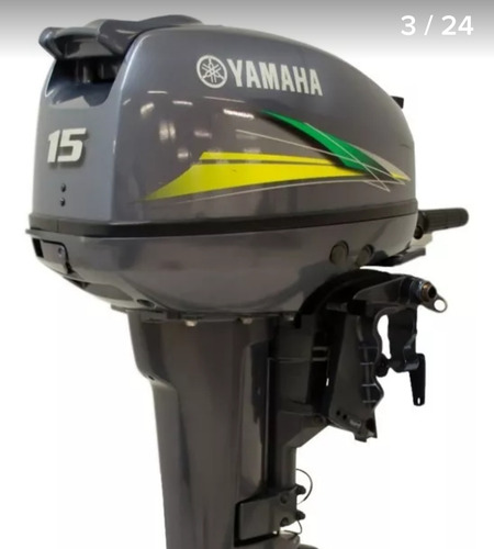 Motor De Popa Yamaha 15hp 2024 Okm 12 X Sem Entrada !