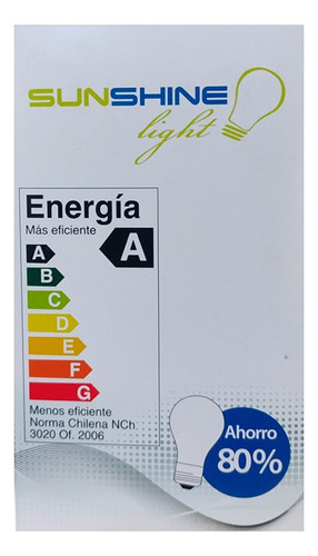 Pack X10 Ampolletas Led Sunshine De 6 Watts - Luz Neutra