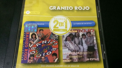 Dos Albumes En Un Cd - Granizo Rojo - Cd Nuevo Cerrado