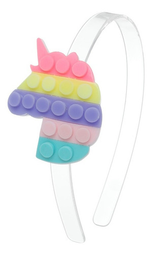 Tiara Pop It Unicornio Tom Candy Cor Tom Pastel