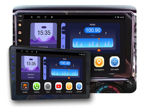 Central Multimídia Mitsubishi L200 Triton Android 9