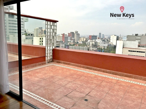 Imagen 3 de 25 de En La Juarez Venta O Renta Ph De 4 Pisos Con Terrazas Y Roof
