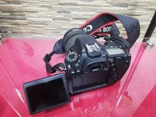 Canon Eos 80d Dslr Color Negro - Lente 18-135