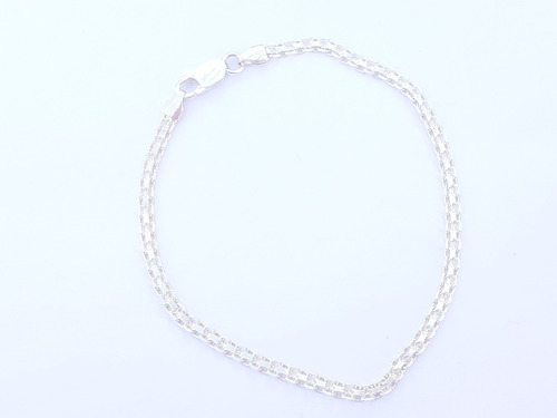 Pulsera Trama Irregular. Plata 925