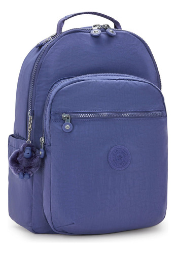 Mochila Grande Kipling Seoul Para Mujer Azul Océano