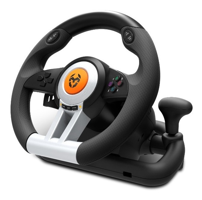 Simulador Volante Y Pedales Krom Wheel Ps4/xbox/pc Revogames