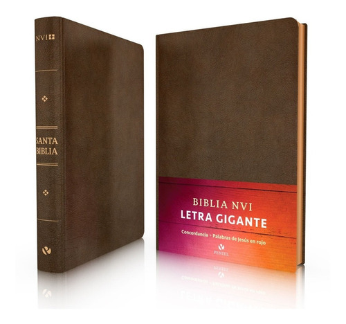 Biblia Letra Gigante Nvi - Tapa Simil Piel 