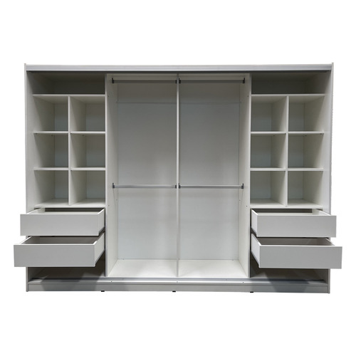 Placard Ropero Carpintería Rivadavia 240 x 180 - Puertas Corredizas - Perfileria de Aluminio Superior e Inferior