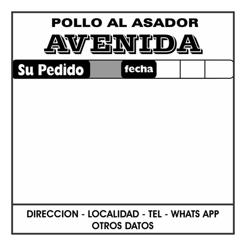 10 Block Taco Publicitario Anotador 1000 Hojas Personalizada
