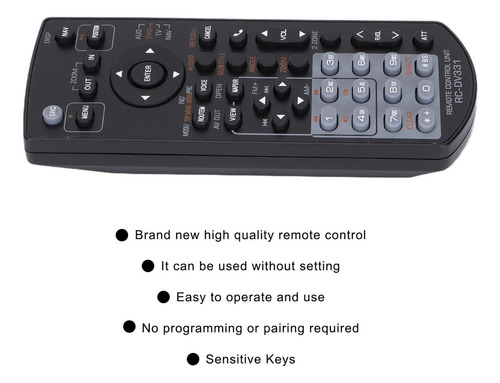 Monitor De Control Remoto Rcdv331 Control Remoto Para Kenwoo