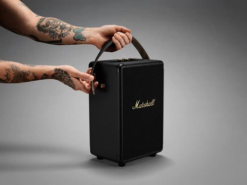 Altavoz Bluetooth Portátil Marshall Tufton Negro Y Latón