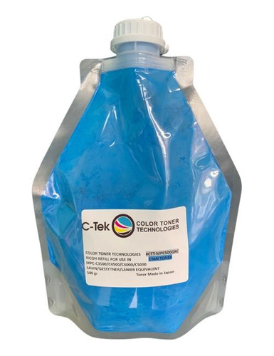 Toner Recarga Cyan C-tek Ricoh 6004 5503 4503 3503 3504 