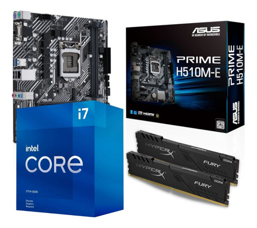 Kit Upgrade Core I7 11700 11ª C/ Vídeo Integrado 32gb Ddr4