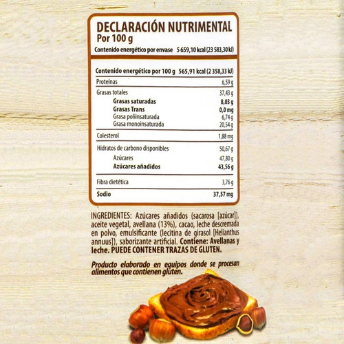 Crema De Avellana Members Mark 1kg Mejor Sabor Que Nutella