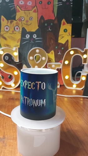 Taza Magica Con Expecto Patronum De Harry Potter