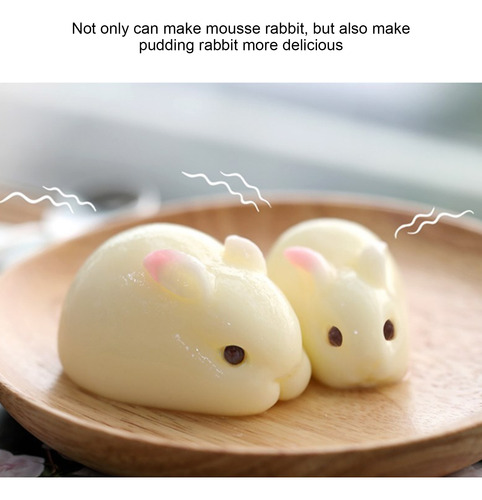 Molde De Silicona Para Tartas Con Forma De Molde De Conejo 3