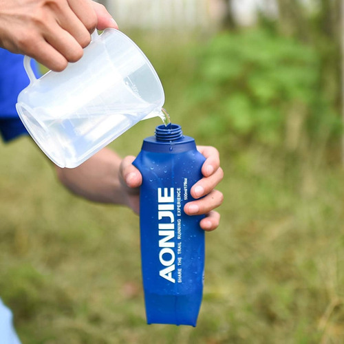 Aonijie Botellas De Agua Plegables Suaves De Tpu, Termo Pleg