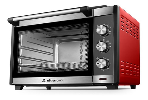 Horno Eléctrico Ultracomb 55 Litros Rojo Uc-55acn