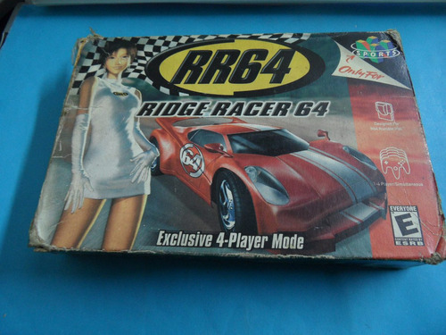 Caixa Ridge Racer Original Nintendo 64 N64 (com Berço)