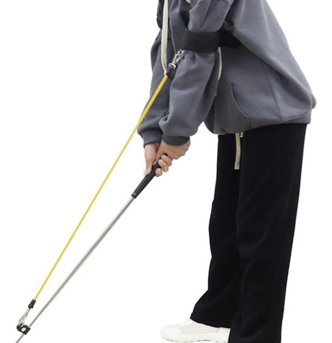 Golf Swing Release Trainer Tension Cord Portable Para