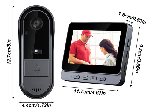 Sistema De Videoportero Y Monitoreo De Timbre Ip65 A Prueba