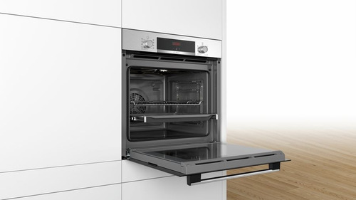 Imagen 2 de 6 de Horno empotrable eléctrico Bosch 4 Series HBA512ES0 71L acero inoxidable 220V-240V