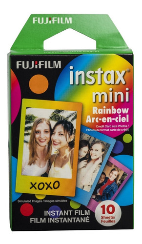 Imagen 1 de 2 de Papel Película Rainbow Fujifilm Instax Mini 