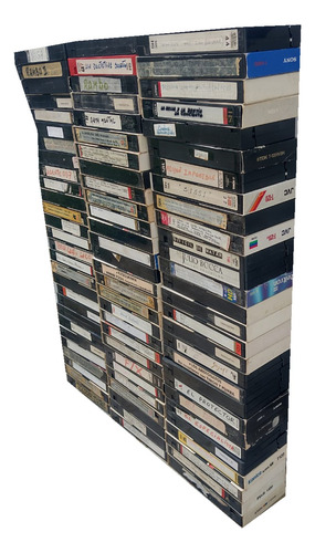 Lote De 84 Casettes Vhs Usados Para Grabar (en Buen Estado) (Usado)