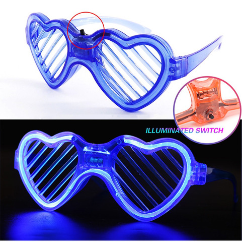 Nuevas Gafas De Sol Luminous Glasses Eyewear En Forma De Cor