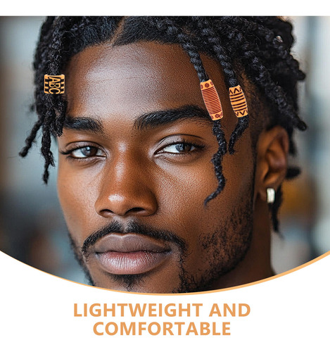 40 Piezas De Cuentas De Rastas: Cuentas De Pelo Hechas A Man
