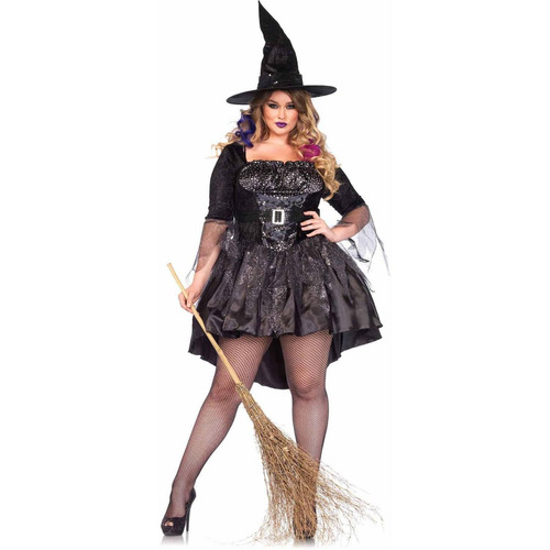 Disfraz De Bruja Sexy Para Mujer Talla: 3x/4x Halloween