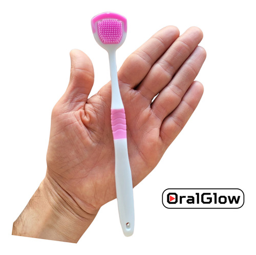 Limpia Lengua Cepillo De Lengua Higiene Bucal Rosa