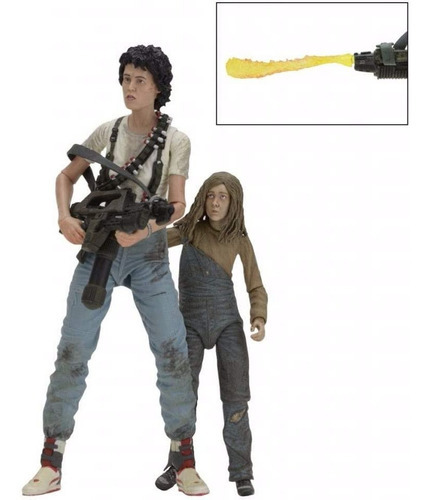 Neca Figura De Acción De Aliens Rescatando A Newt A Escala