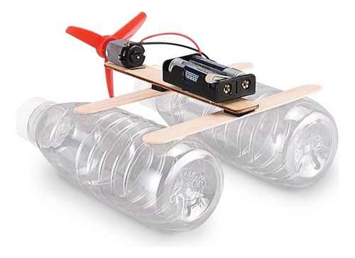 Brinquedo De Montar Educativo Diy Cientifico Polibrinq Maker Quantidade De Peças 6 Versão Do Personagem Barco