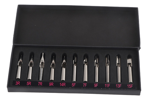 Qd1 Agujas Con Puntas De Boquilla Para Tatuajes De Acero